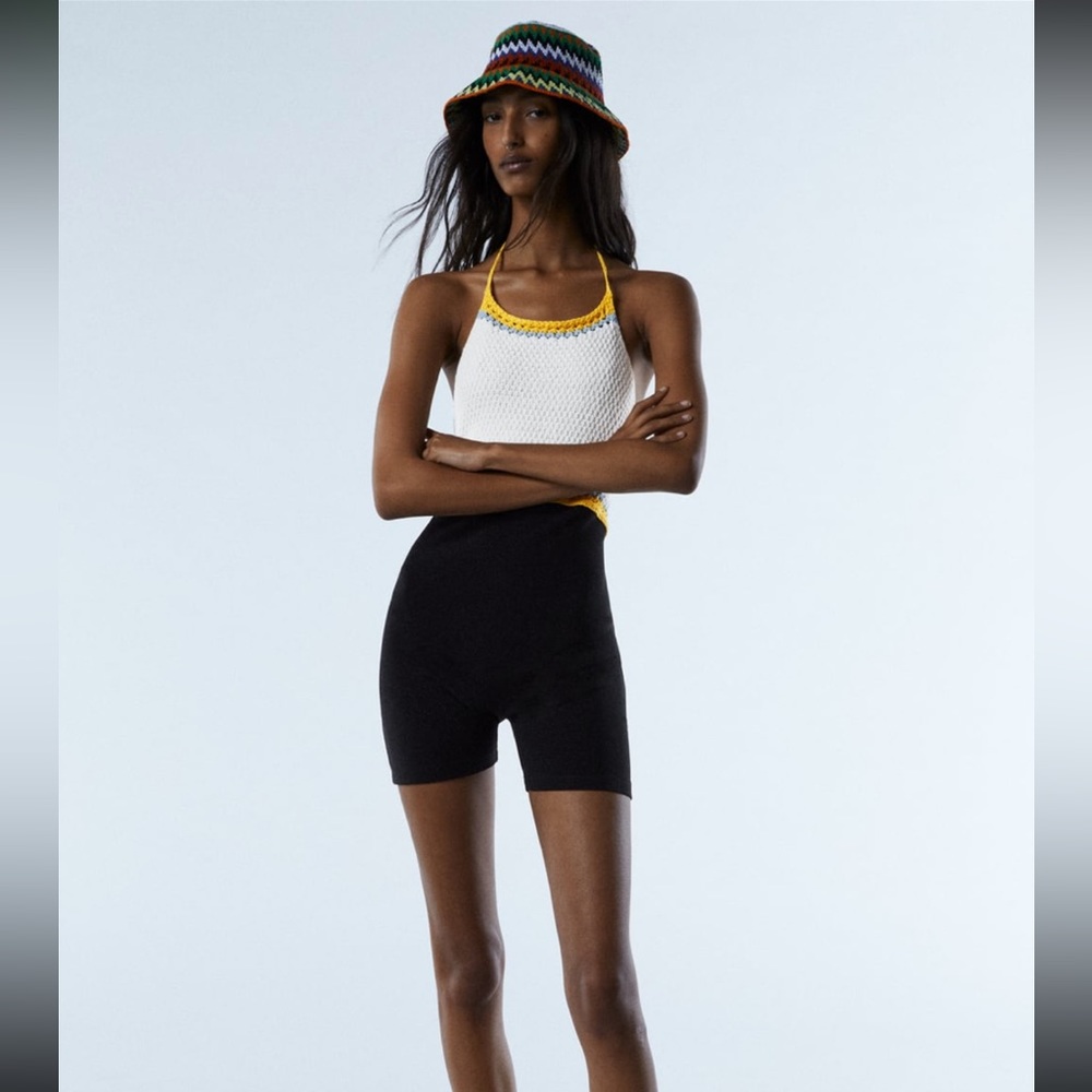 Zara Short Combinatioj Jumpsuit Small